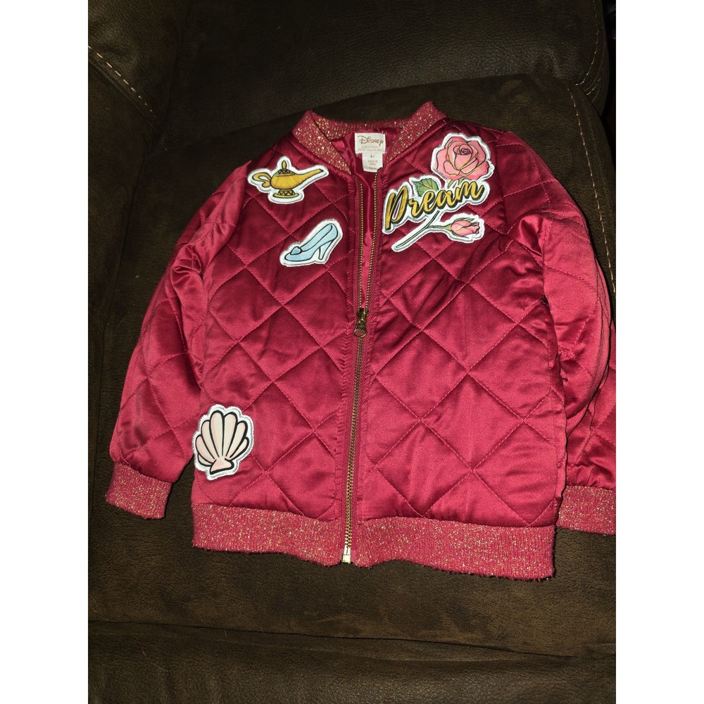 Disney collection by tutu couture maroon jacket princess rose lamp size 4t